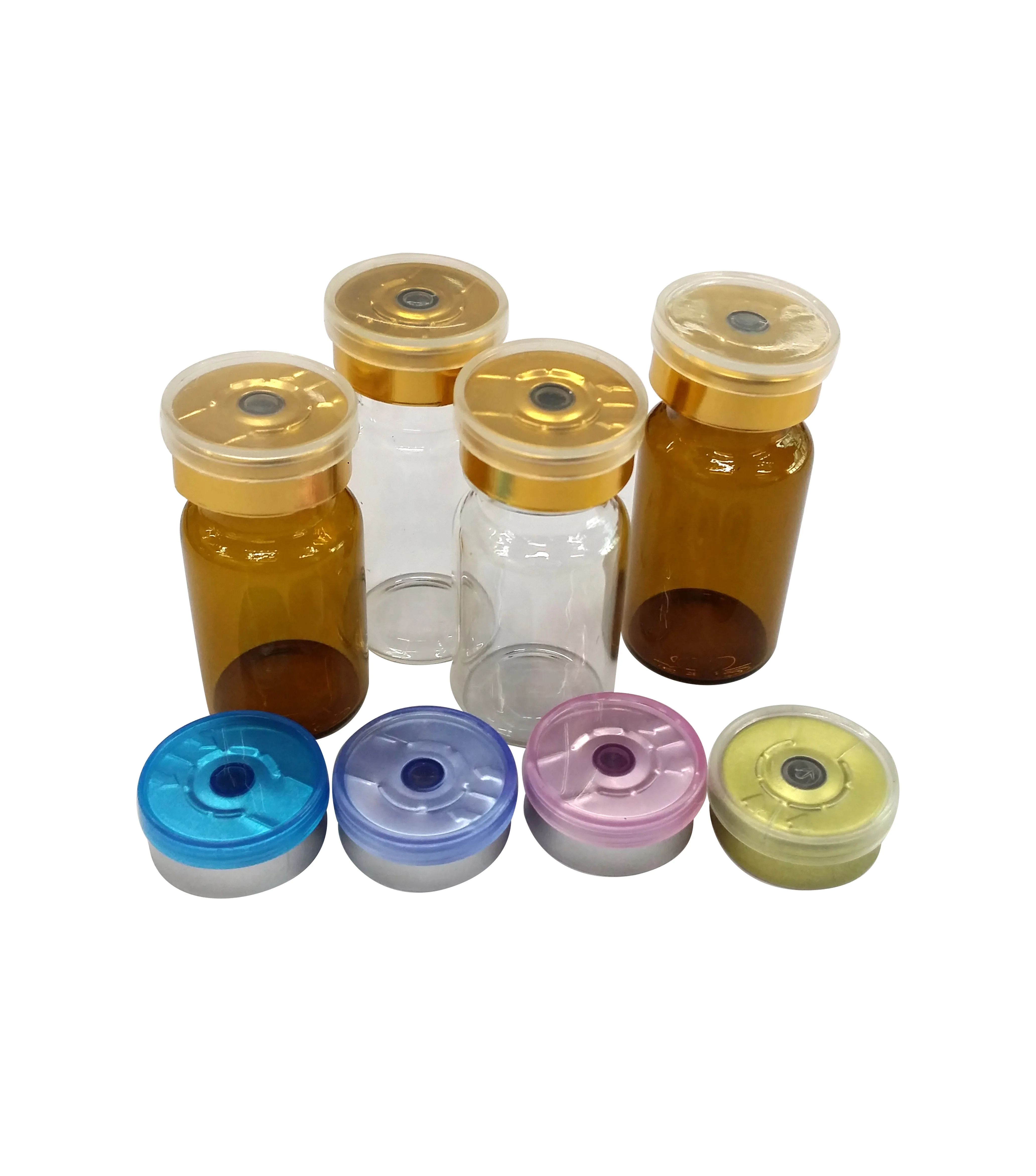 10ml injection vial with cup  injection vial skin whitening