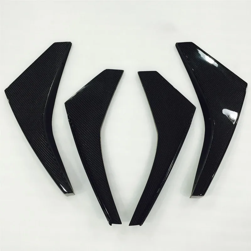 For 2008-2011 R35 GTR CBA password JDM style carbon fiber front bumper canards