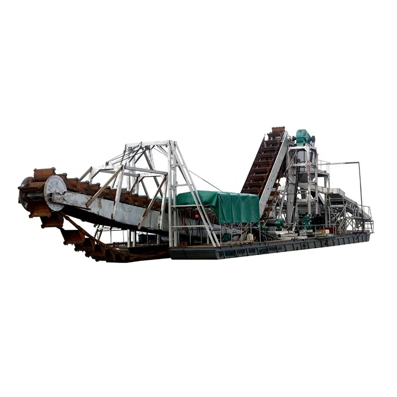 2024 Hot Sales  YLBCD-200 Bucket Chain Type Gold Dredger for Alluvial Sand Mining