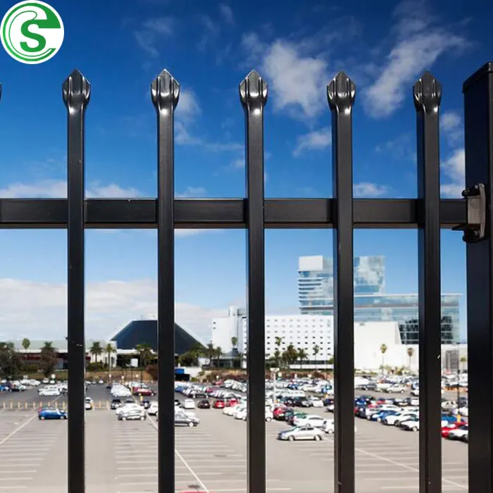 Markdown Sale Outdoor Zinc Steel Fence Customized Steel Bar Stem Weld Metal Garden Fence