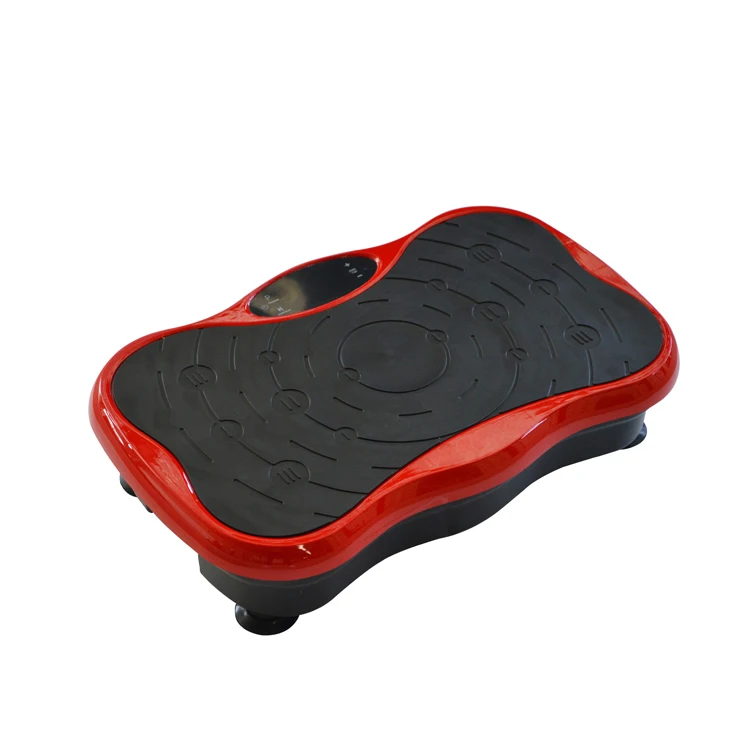 Whole body vibration fit massage plate with touch screen