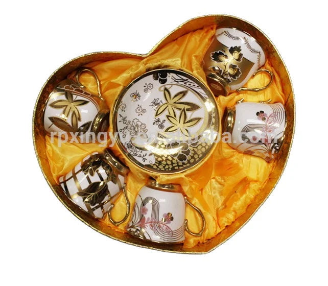 
Fine arabic ceramic tea cup sets, tea cup and saucer wholesale 
