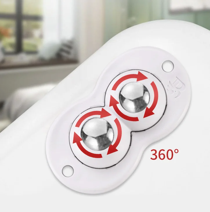 Best-Selling 360 Degree Steel Ball Rotating Universal Wheel Rubber Bead Transparent Universal Wheel