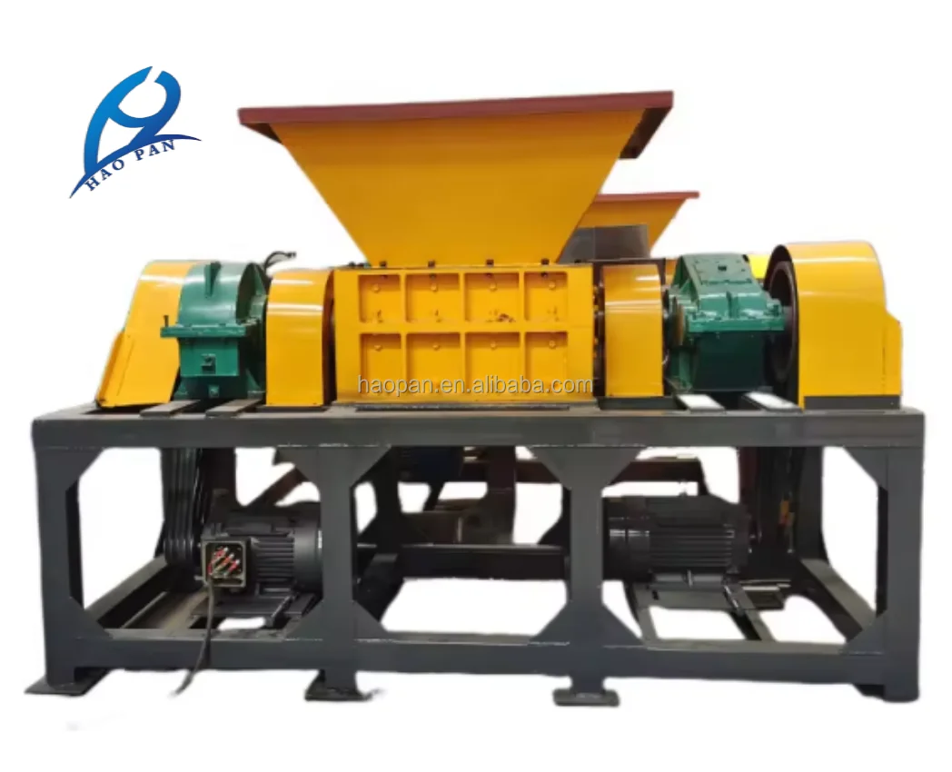 YYS-800 mini shredder machine metal waste tyre