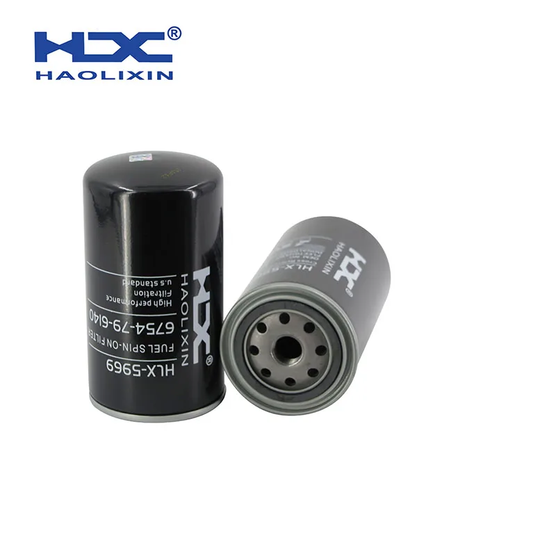 Excavator Fuel filter for  HLX-5969 6754-79-6140 FF5420  FF5485 P550881 6754-79-6130  6754-71-6130 6754-71-6140