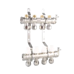 large flow SS304 saninery stainless steel floor heating manifold flow meter