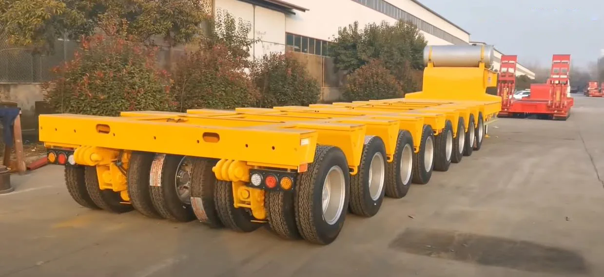 Low Price and High Quantity 8 Axle Low Bed Semi Trailer Price/ Gooseneck Low Loader Trailer /Lowbed Trailer for Sale