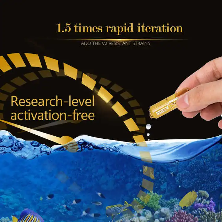 Biozym Aquarium fish tank with ornamental fish freshwater seawater nitrification bacteria