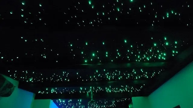 LED fiber optic panel star ceiling twinkle residential fiber optical starry sky lighting