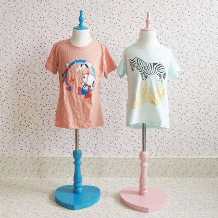 Fashion Fabric Half Body Maniquies Kids Display Mannequin Dress Forms Children Models Kid Mannequins For Clothing Display