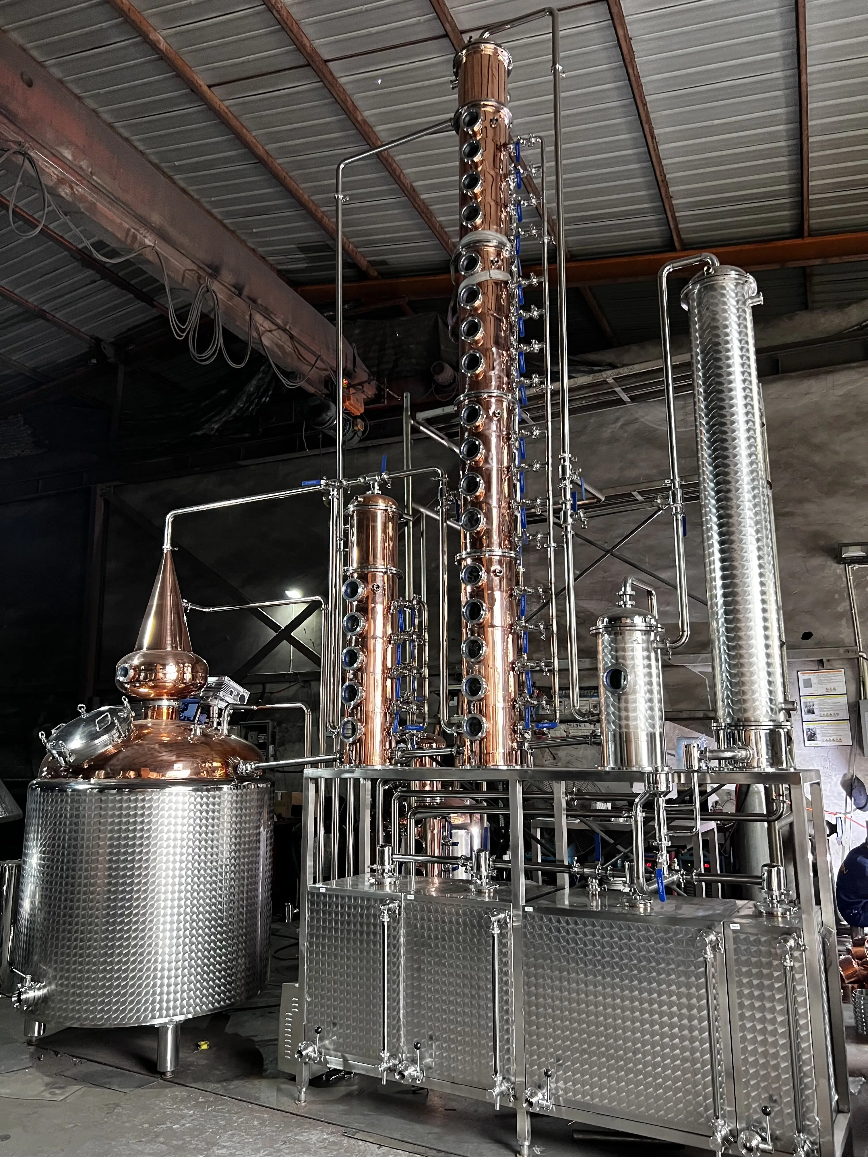 Towin copper distiller whisky wine Gin Vodka Brandy alembic 50L Moonshine Home Alcohol Still Distillation