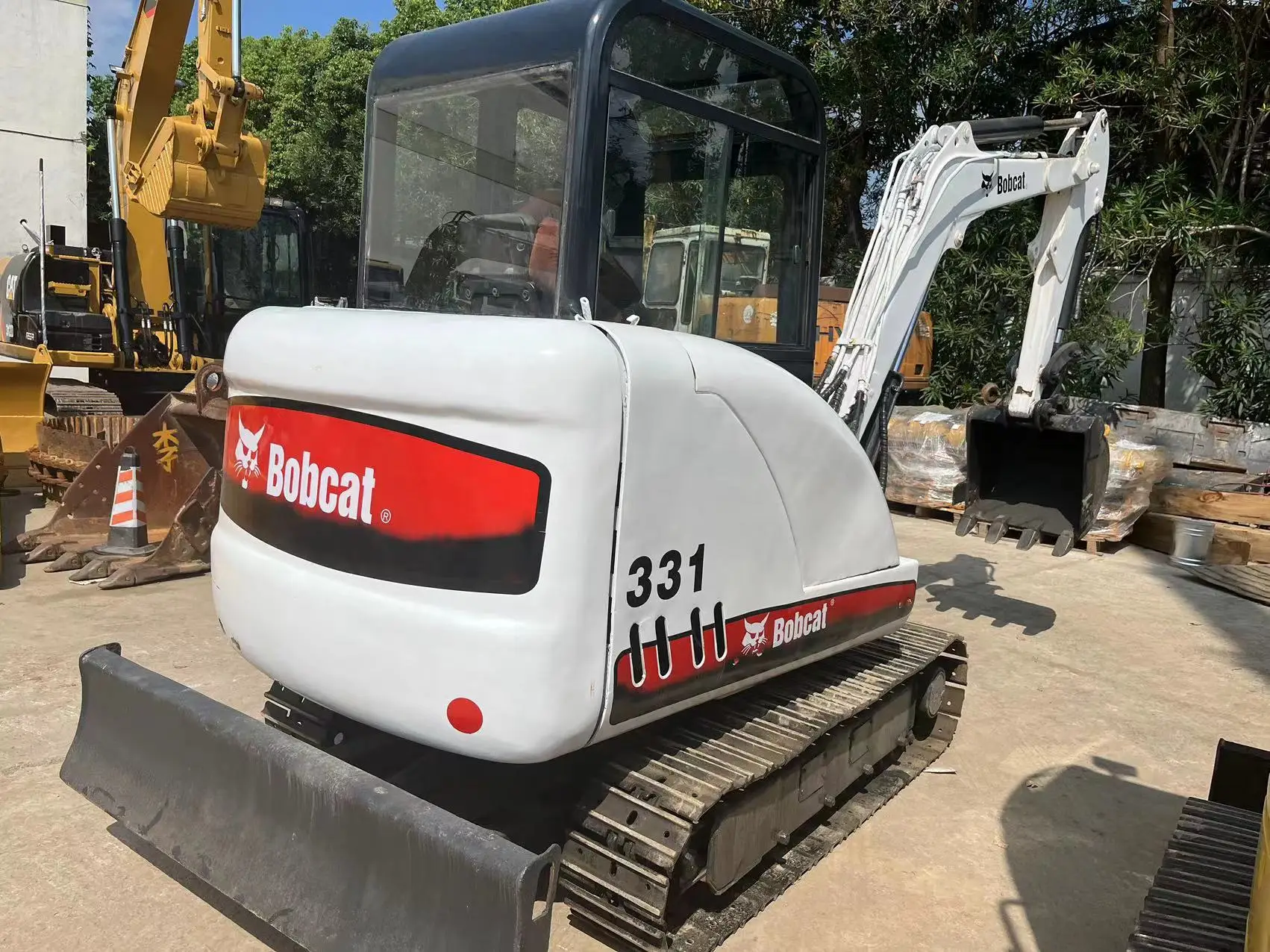 Второй ручной гидравлический гусеничный экскаватор Bobcat 331 Строительная Машина Б/у мини экскаваторы