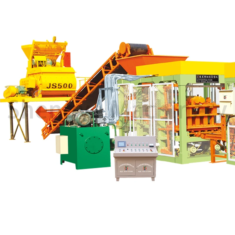 wholesale qt4-15 icf block making machine brick machine making automatic concrete block machine