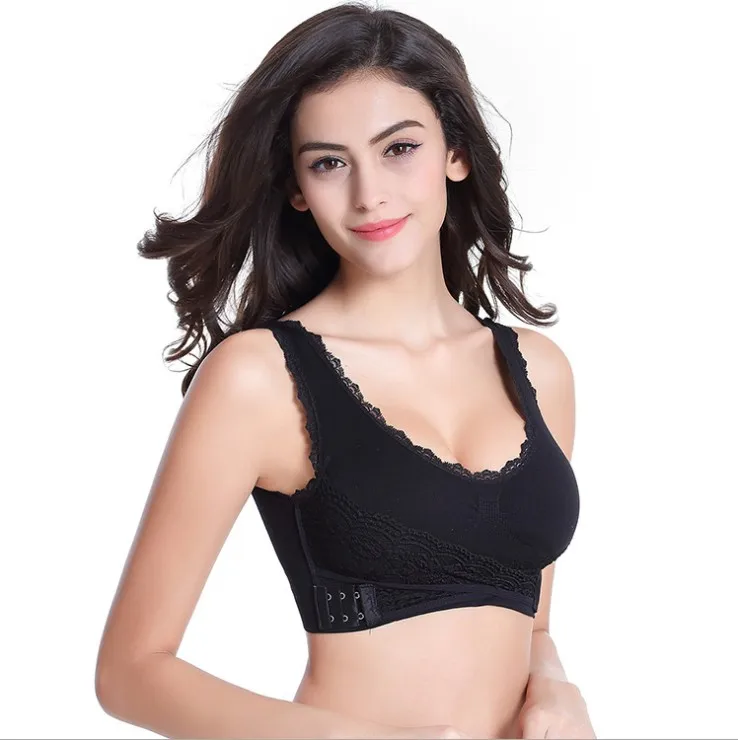 Factory low price Sleep Underwear Lingerie Lace Cross Side Buckle Without Rims Gathered Sports