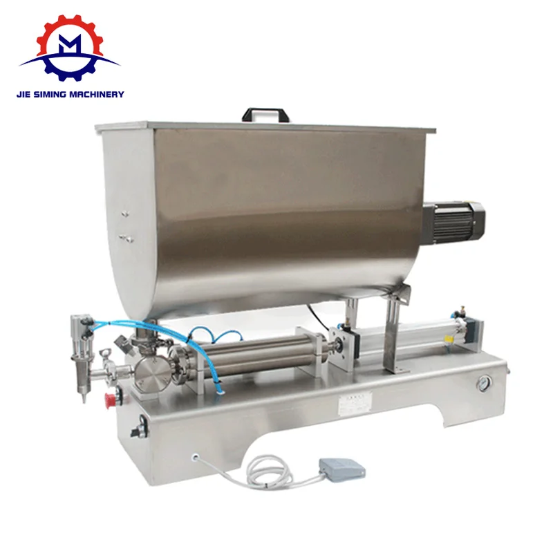 Высококачественная Высокоэффективная горизонтальная машина для наполнения большого объема вязкой жидкостью медом и маслом