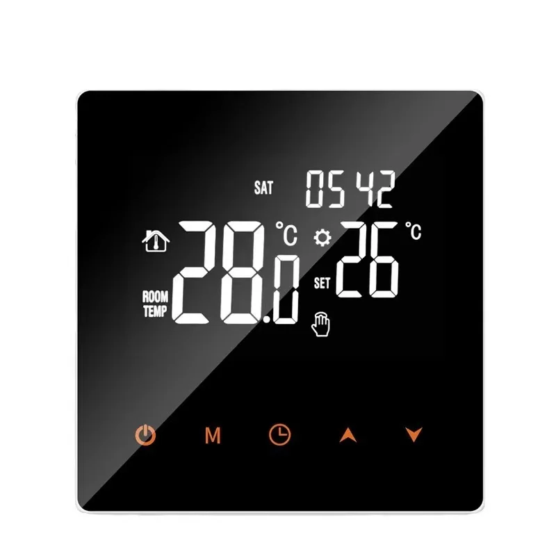 Tuya Wifi Module Weekly Programmable Data Storage Water Floor Heating Thermostat Lcd Display