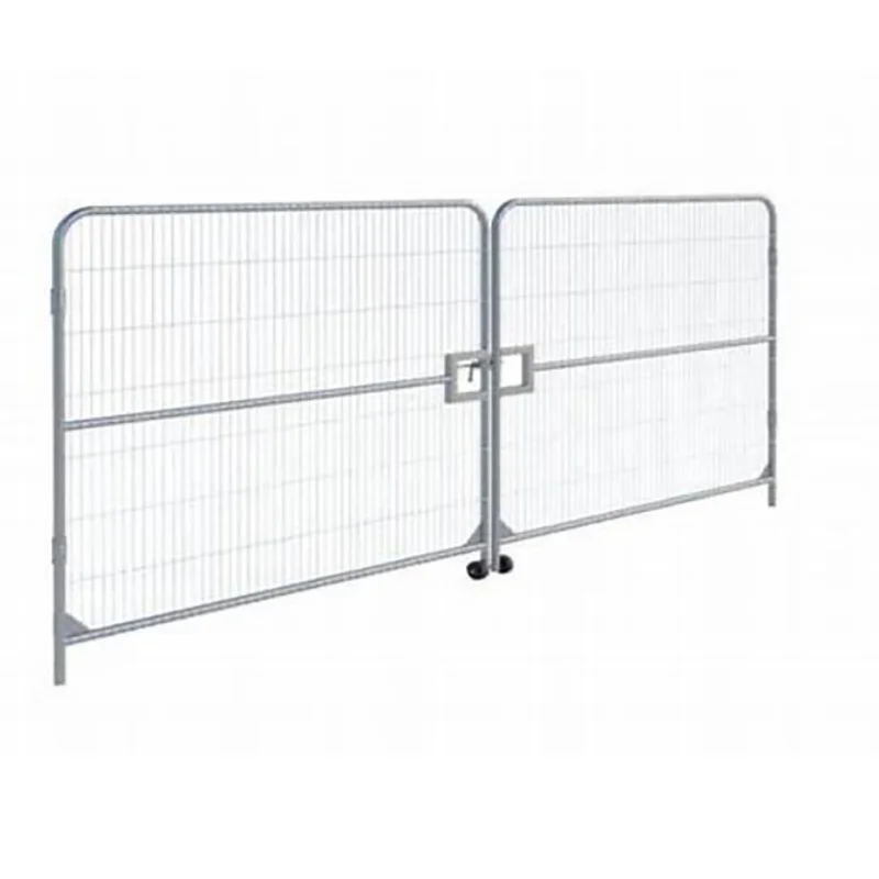 YC adjustable temporary crod control metal barriers professional metal barrier parking with wheels