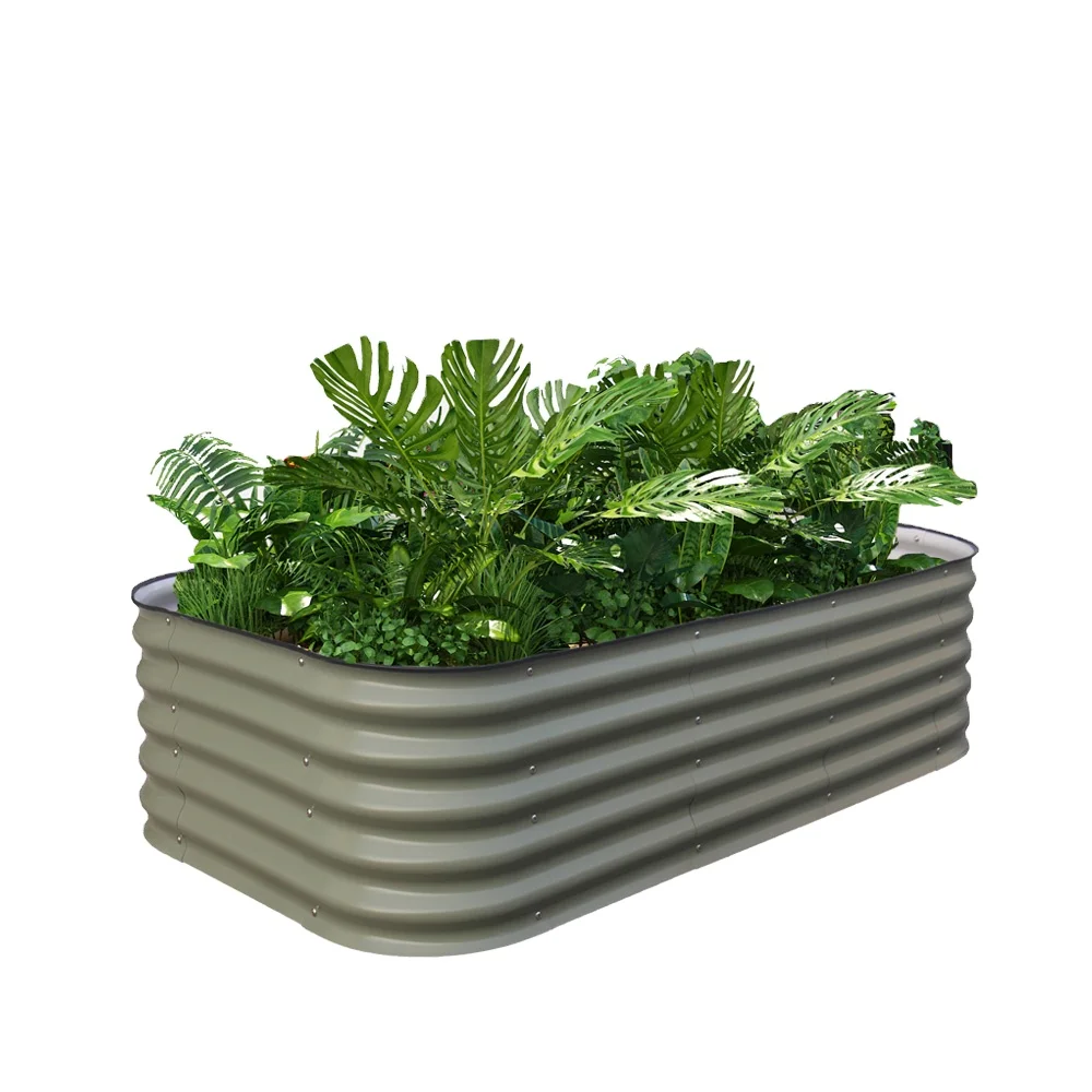 Aluzinc Raised Garden Bed Outdoor Steel Planter Box Metal