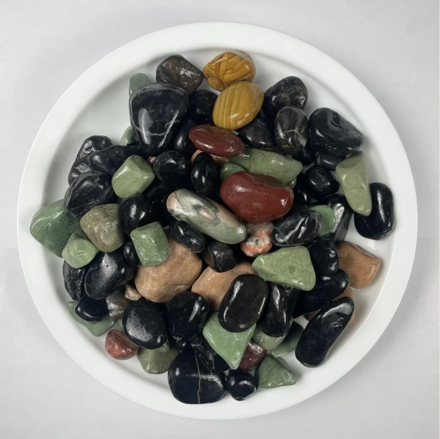 cheap pea garden mix colour pebbles stones river sand stone walkway floor pebbles gravel washed Pebble with good prices