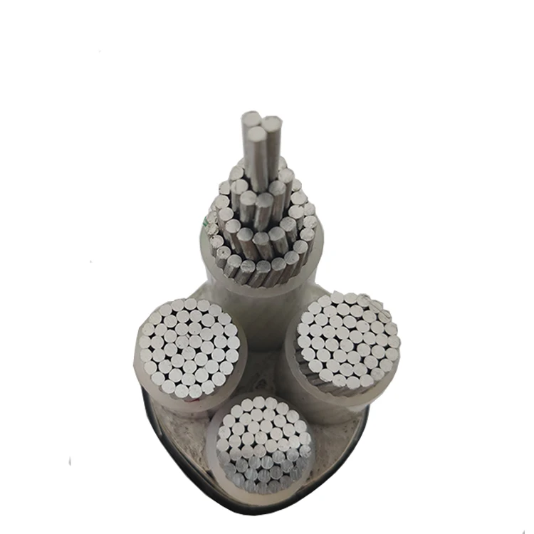 Underground 50 mm aluminium 4 core steel tape STA armoured cable