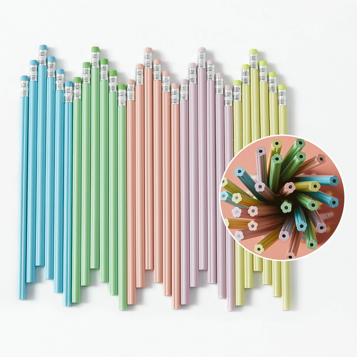 new design custom logo macaron hb environmental protection standard pencil