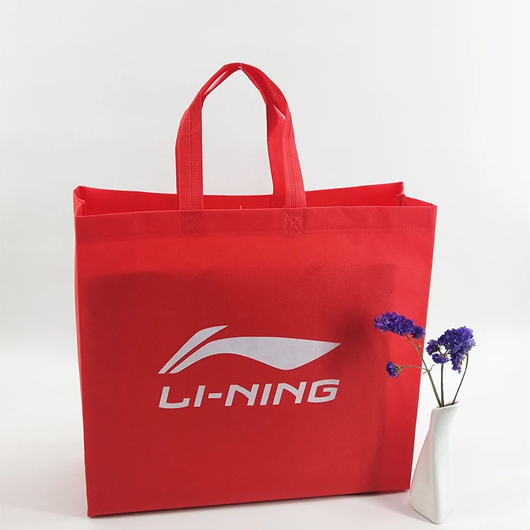 Reusable cheap laminated packaging shopping grocery non-woven tote bag