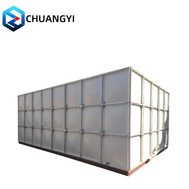 18x15x4m GRP collapsible square water tank