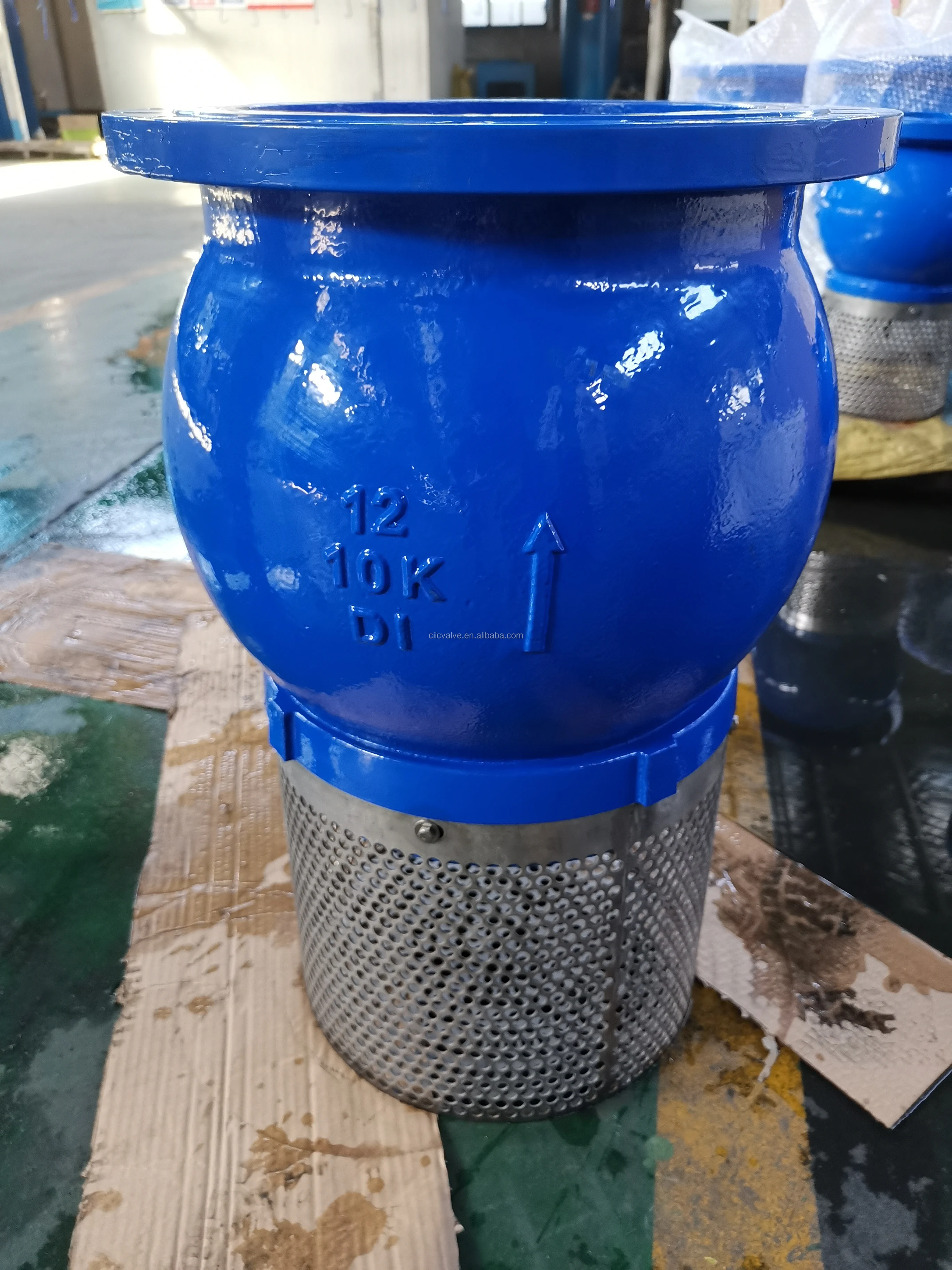  Ножной клапан DN100 из ковкого чугуна с ножным клапаном нержавеющей