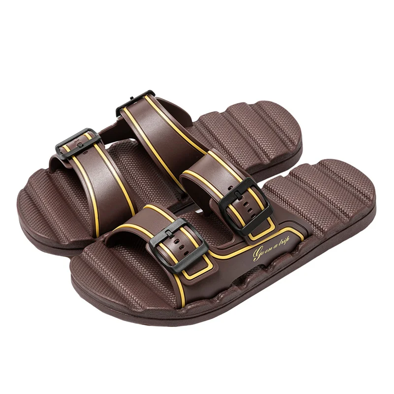 New models wholesale high quality men slippe korea low prices buckle low prices blank-slide-sandal customize sandals 47#