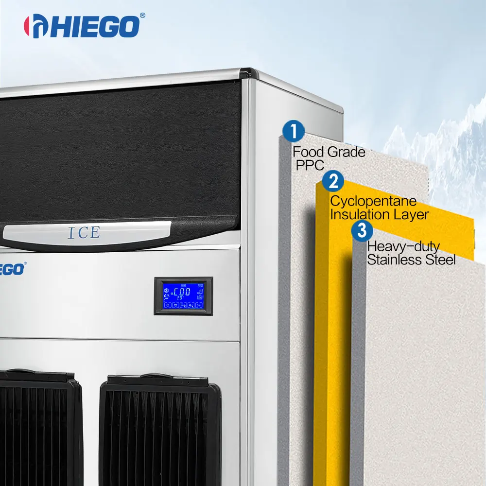 100KG/24H Ice Cube Making Machine Ice maker Machine Ice Factory Machine with Brand Compressor