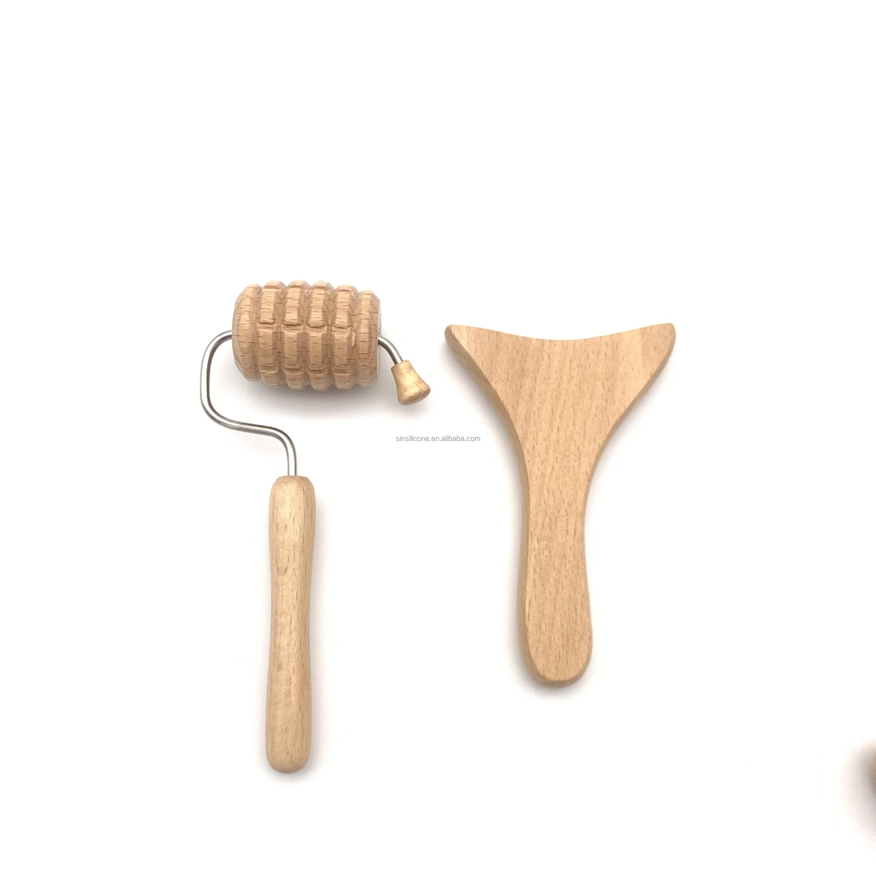 Tuuli Accessories - T-Shape Massage Roller, Body and Face Roller, Multi-Functional Facial Massager, Helps Ease Muscle Tension an