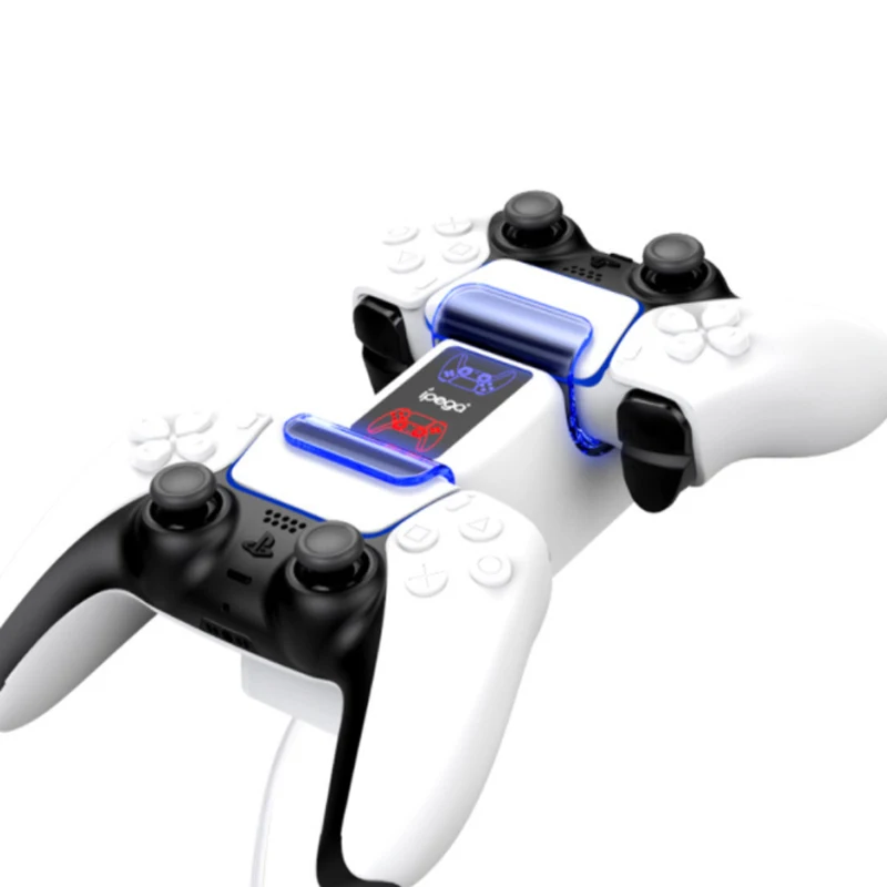 PG-P5003 For PS5 Wireless Controller Dock Charger For PS5 Game Controller Charging Base For PS5 Dual Handle Charger