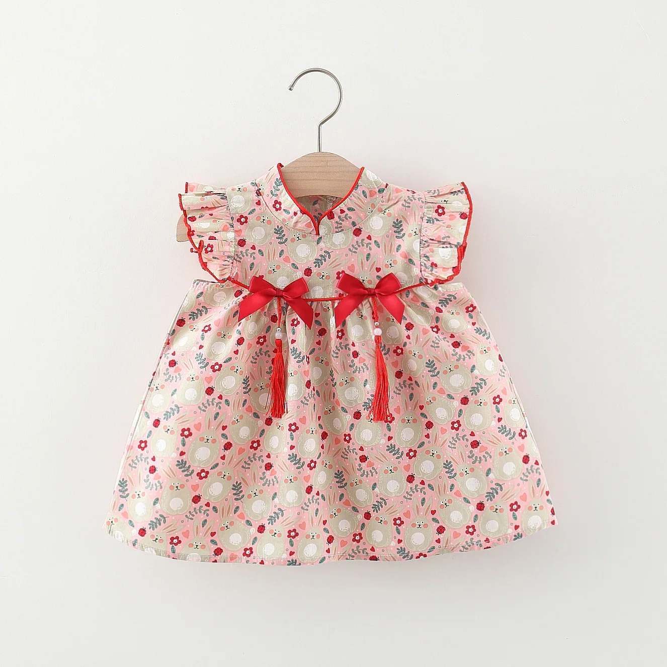 Summer newly full Citi cheongsam skirt girl Chinese style national skirt