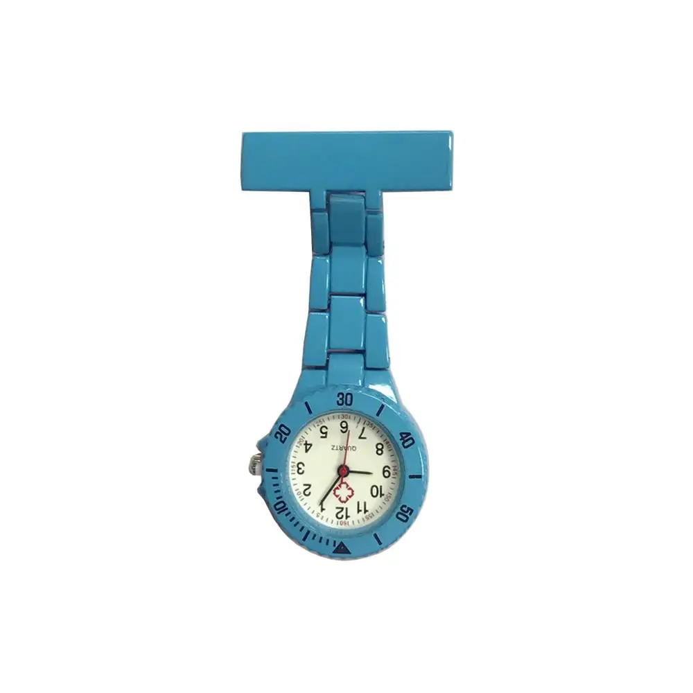 Colorful Nurses Watch Plastic Brooch Design Cheap Portable Watch Brooch  Pendant Hanging  Lovely Medical Nurse Hospital