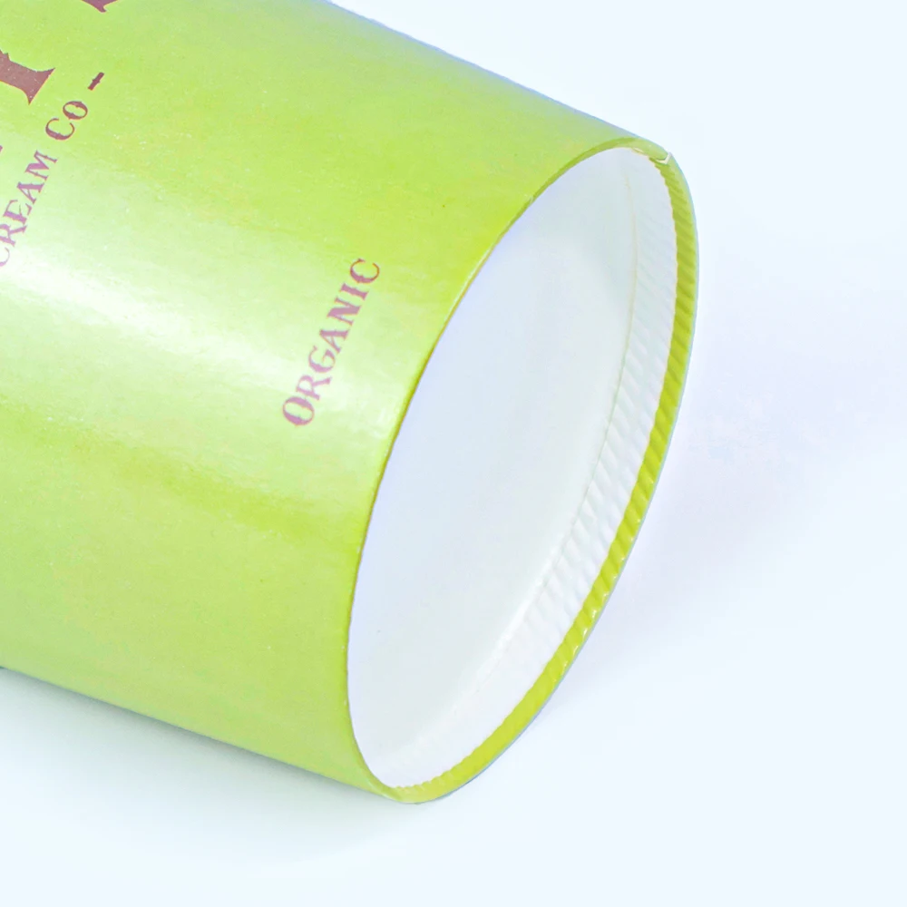 ZJPACK High Quality Custom Printed Disposable Ice Cream Disposable Paper Cup ice cream cup with lid