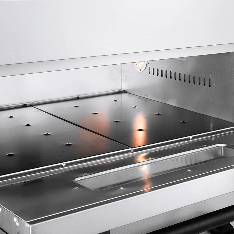 Commercial 380V/220V Electrical Deck Oven Bakery 3 Layers 6 Trays Stainless Steel Pizza Oven Food Bread Pizza Home Use-New Used