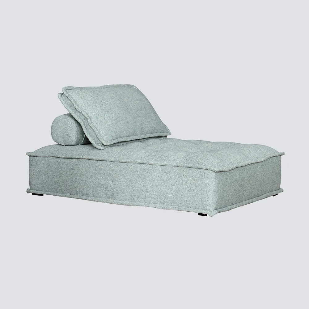NS FURNITURE modern design living daybed luxury upholstered fabric Nordic couch single laying sofa