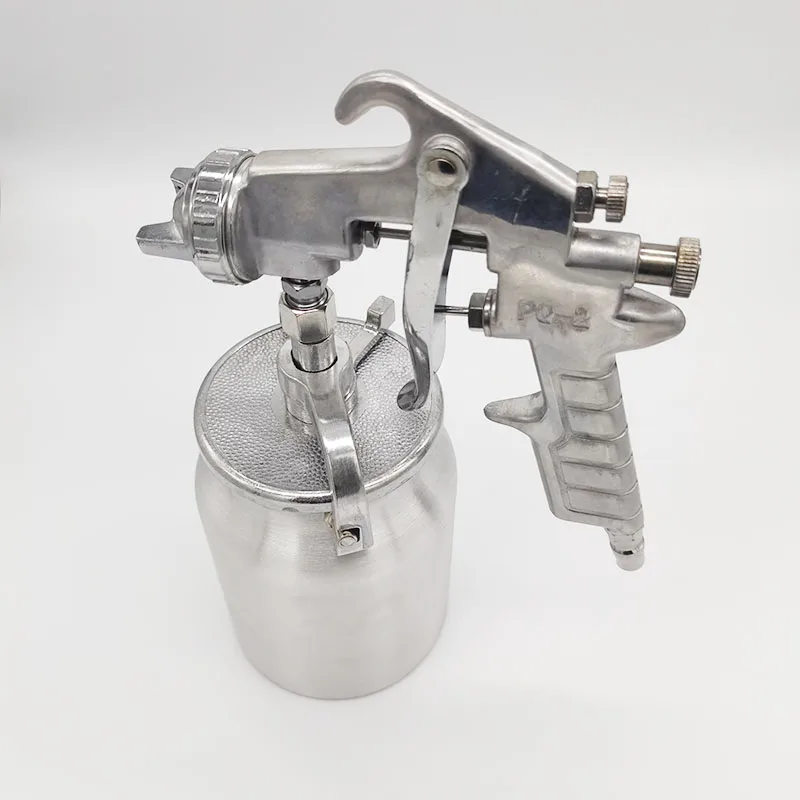Painting Spray gun PG-2 for car and cleaning industry with plastic 1000ml cup and aluminium alloy body manufacturer in china