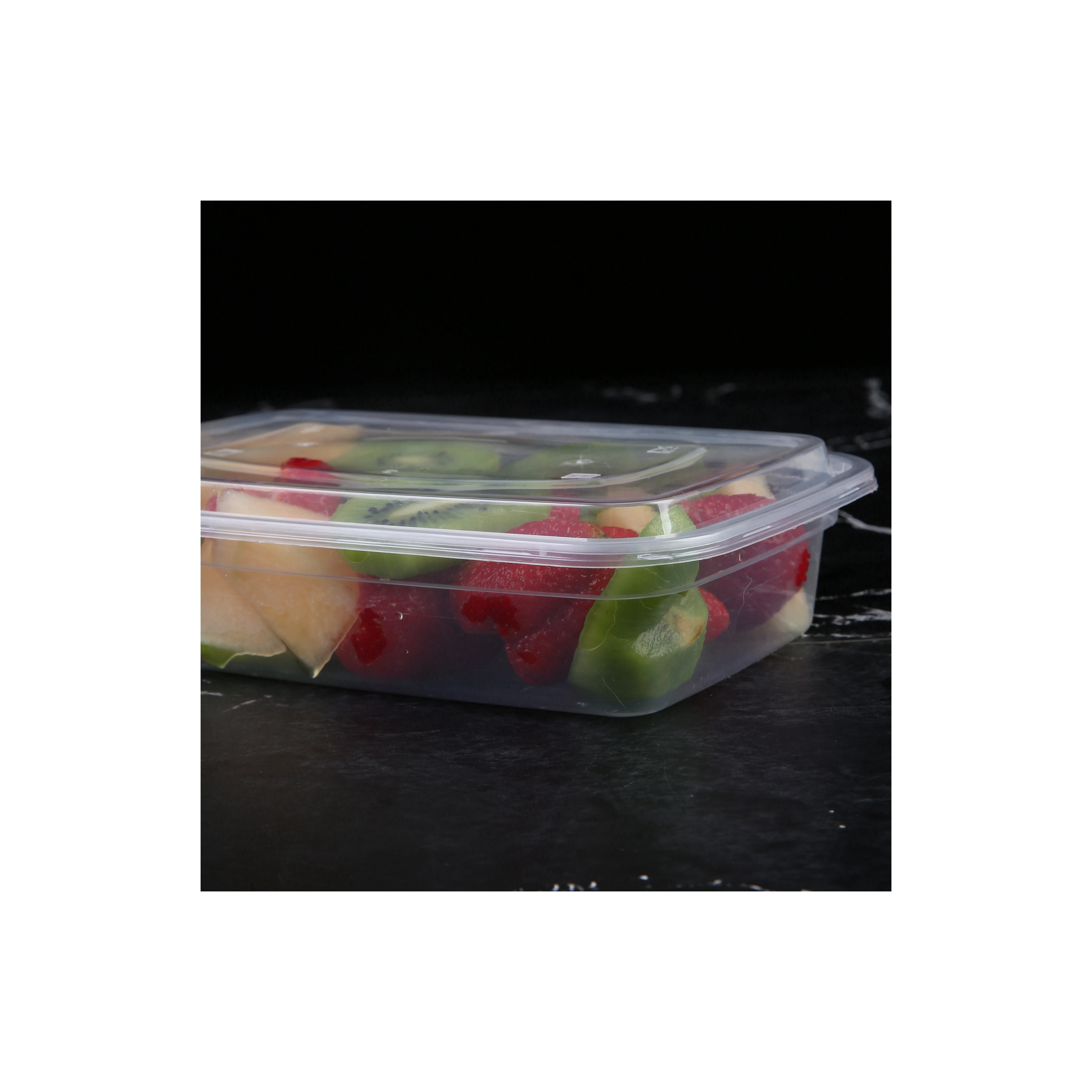 Made In China New Type Microwave Plastic Food Container Disposable American 750 Square Box