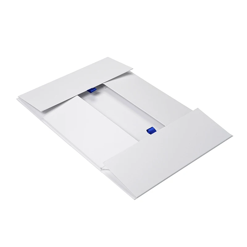 Customized Logo Luxury Folding Box Recycled Cardboard Paper Jewelry  Packing Collapsible Magnet Closed Gift Box Matt Lamination