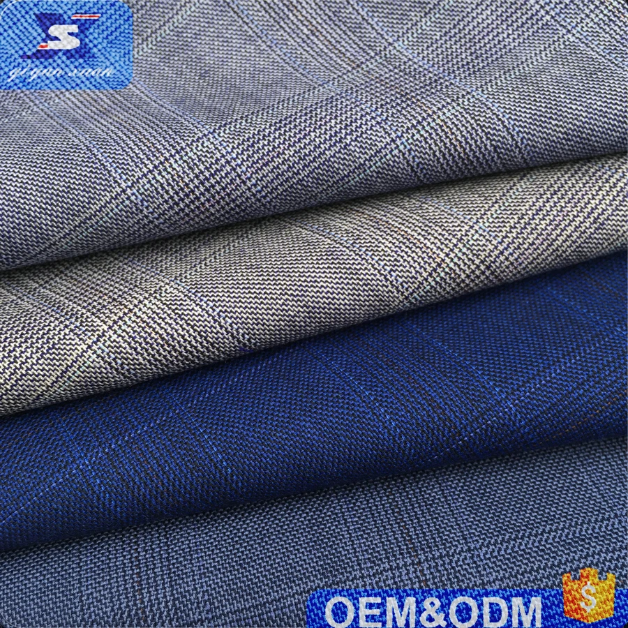 Поставщик 100% шерсти, импорт из австралии, 100% шерсти, итальянские клетчатые брюки для мужских костюмов, высококачественные костюмные ткани