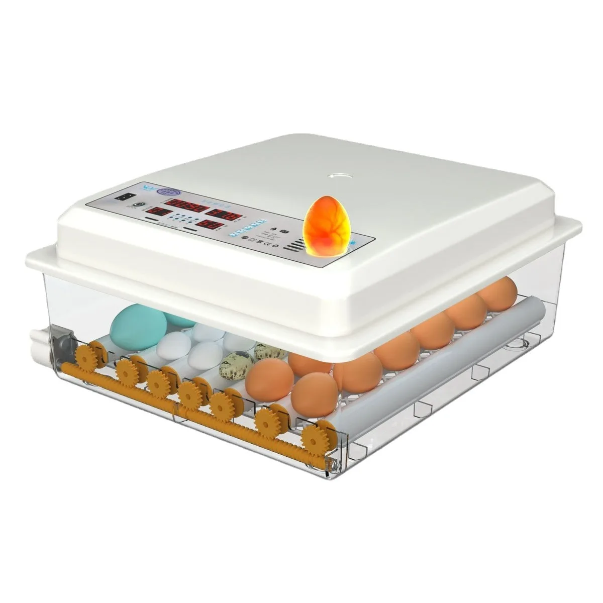 Factory Supplied High Hatching Rate Dual Power Multi-functional Incubators Hatching Eggs Automatic Egg Incubator For Eggs