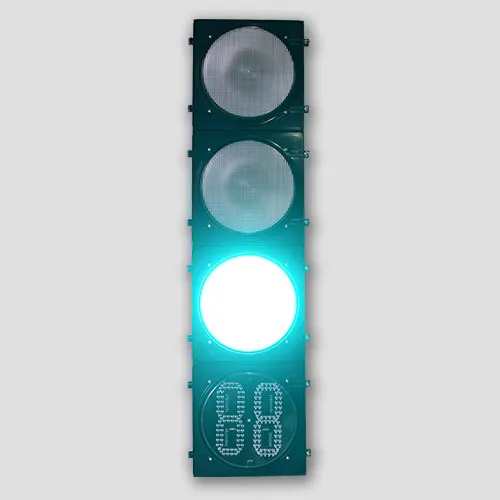 400mm 4 Aspects High Flux Red Yellow Green Traffic light with Countdown Timer