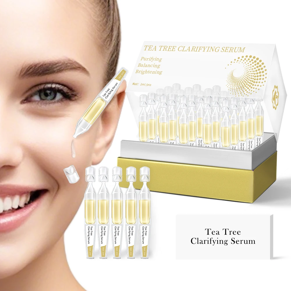 Tea Tree Purifying Niacinamide Brightening Hyaluronic Acid Balancing Face Serum For Acne-Prone Skin Krone Private Label