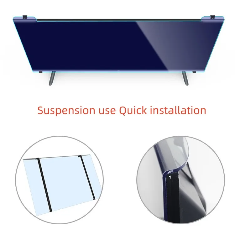 Wholesale TV Screen Protector for 55 Inch Anti Blue Light Glare Scratch Film Compatible with SHARP SONY Samsung Hisense LG
