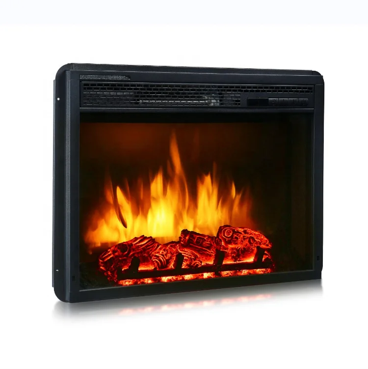 Современный домашний электрический камин, нагреватель, вставка в МДФ, защита от перегрева, камины, 23/26/28 дюймов
