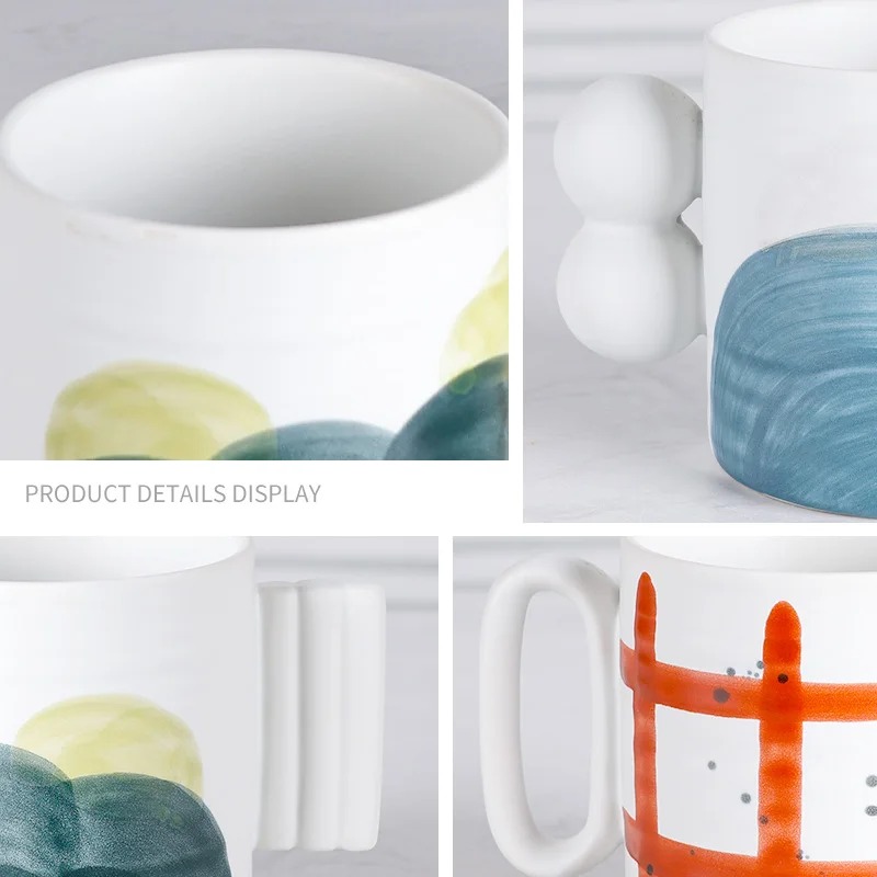 Manufacturer Malaysia Personalized Hand Made Ceramic 330ML Coffee Milk Water Cup Mug