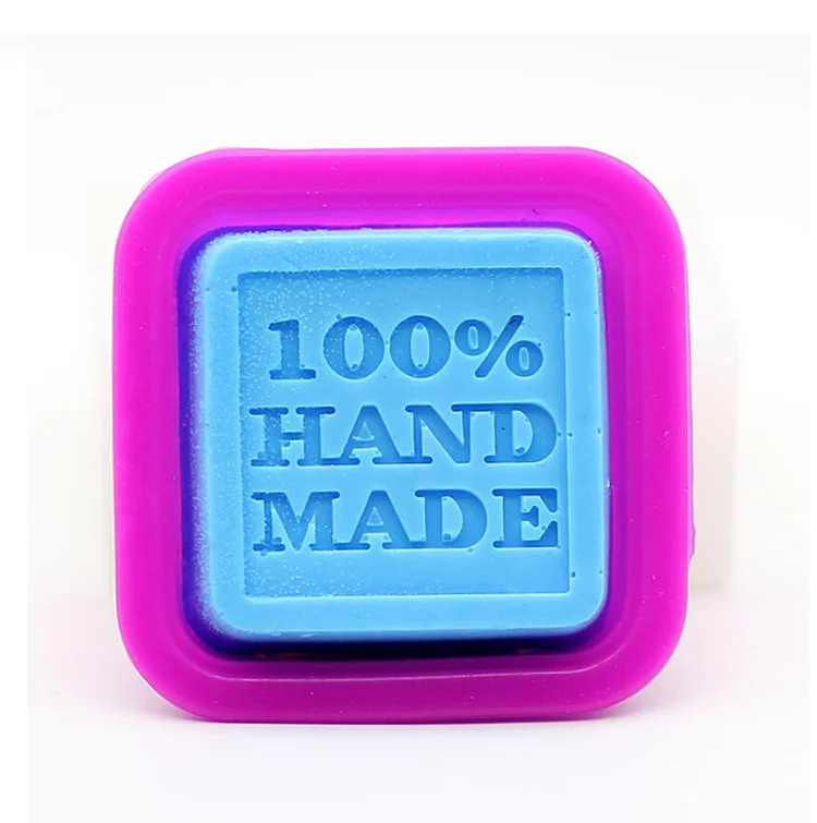 Food Grade Customized 3D 100% Hand Made Silicone Soap Mold