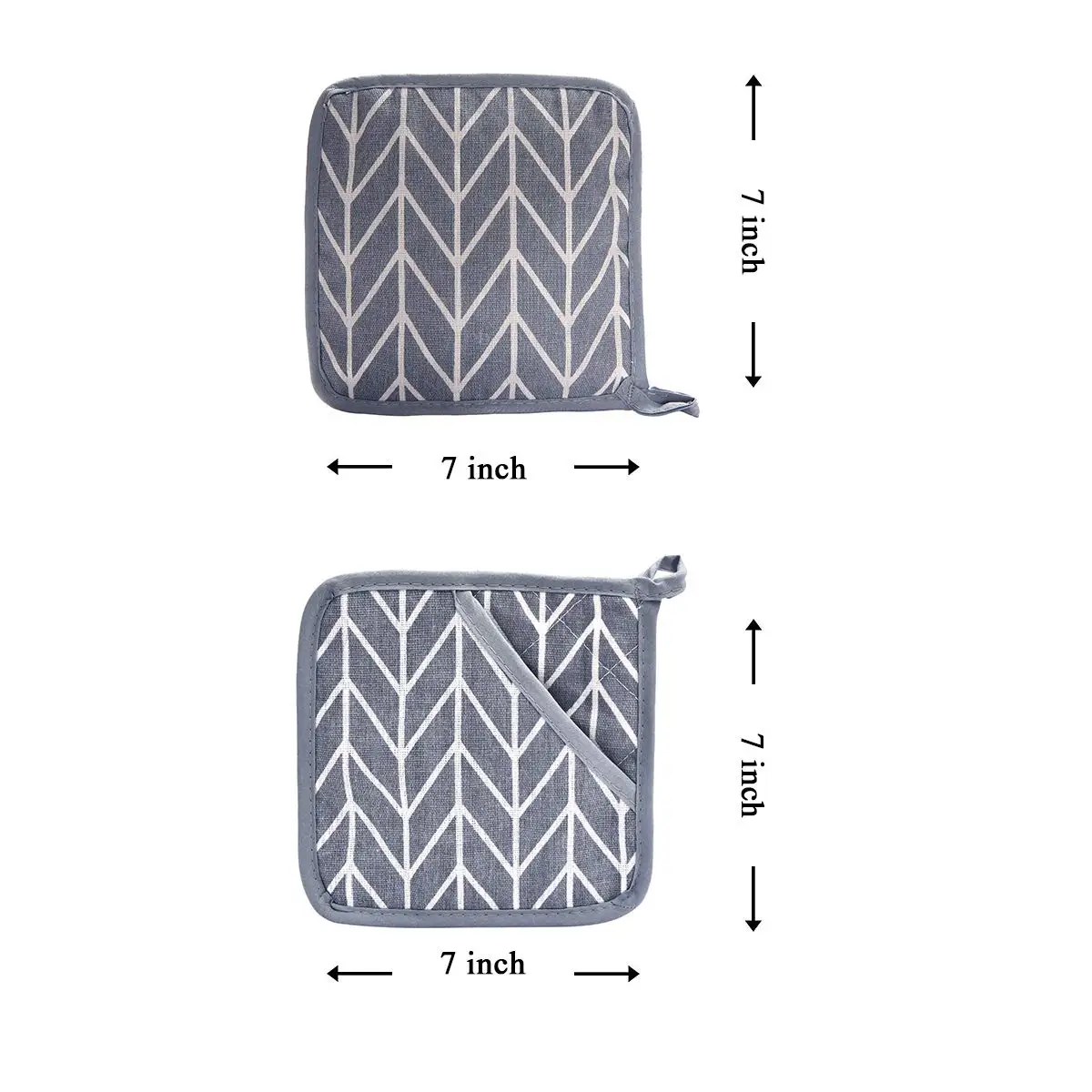 Oven Mitts and Potholders BBQ Gloves-Oven Mitts and Pot Holders with Recycled Infill Silicone Non-Slip Cooking Gloves