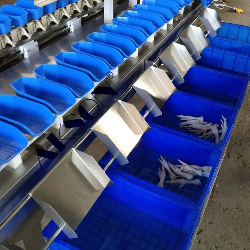 Verified Supplier Fully automatic commercial Beef Pork Steak Fish Chicken Seafood Shrimp Sausage electronic weighing scale